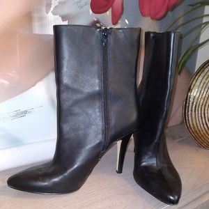INC Lambskin Leather Boot
